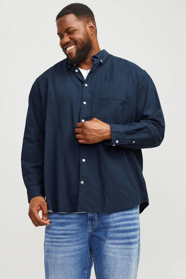Jack & Jones PlusSize Overhemd met lange mouwen OXFORD SHIRT - Foto 2