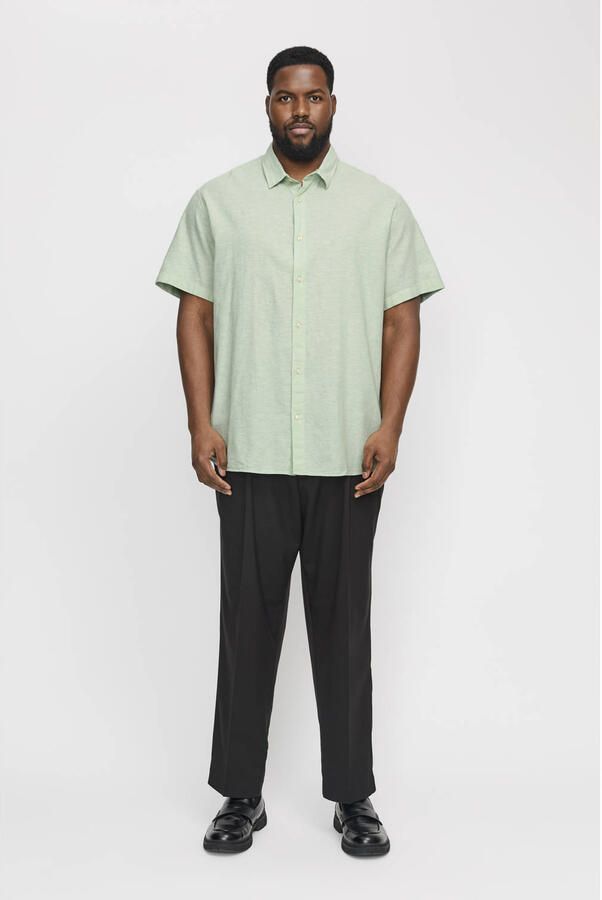 Jack & Jones PlusSize Overhemd met korte mouwen JJEBREEZE SHIRT SS SN PLS