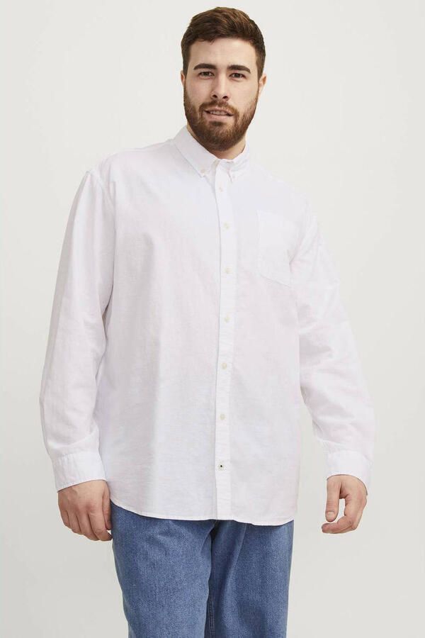 Jack & Jones PlusSize Overhemd met lange mouwen OXFORD SHIRT - Foto 2