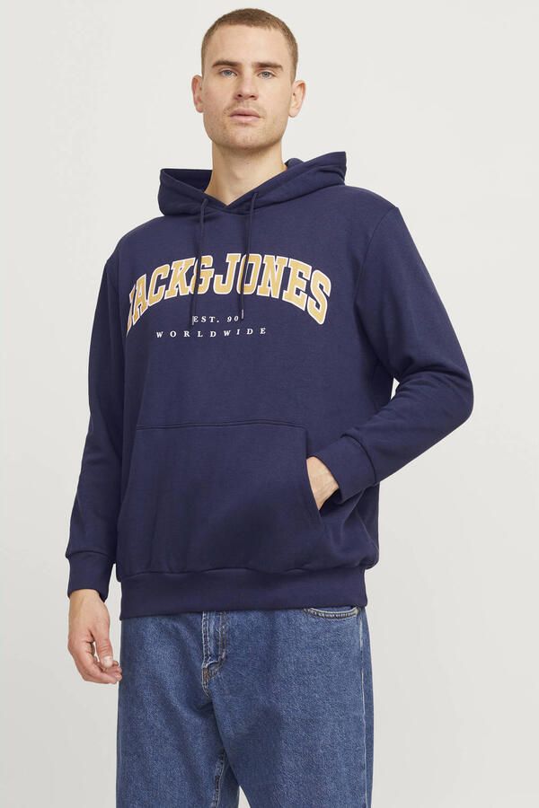 Jack & Jones PlusSize Hoodie JJECALEB VARSITY SWEAT HOOD NOOS PLS - Foto 3