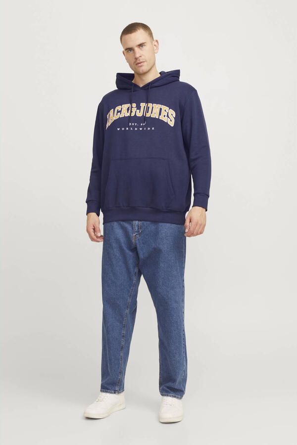 Jack & Jones PlusSize Hoodie JJECALEB VARSITY SWEAT HOOD NOOS PLS - Foto 2