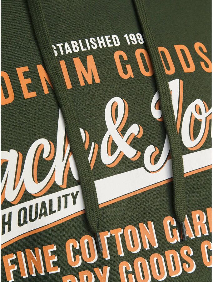 Jack & Jones PlusSize Hoodie JJELOGO SWEAT HOOD 2 COL 24 25 NOOS PLS