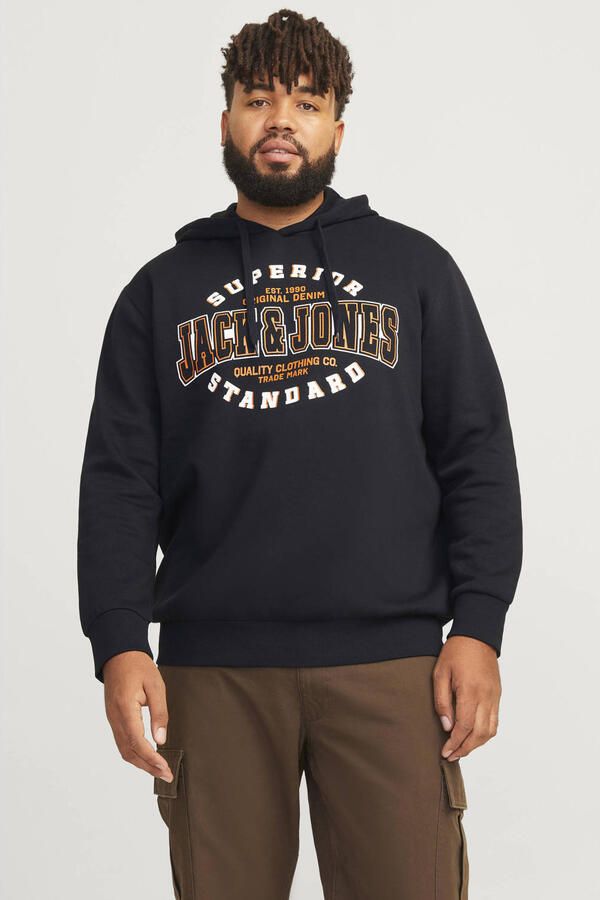 Jack & Jones PlusSize Hoodie JJELOGO SWEAT HOOD 2 COL 24 25 NOOS PLS - Foto 2