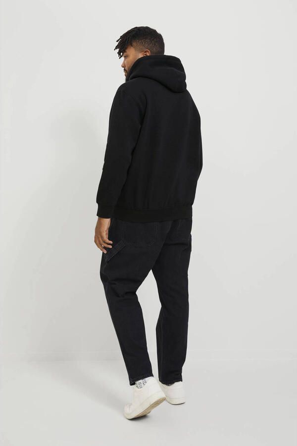 JACK & JONES PLUS SIZE hoodie JORVESTERBRO Plus Size met printopdruk zwart - Foto 2
