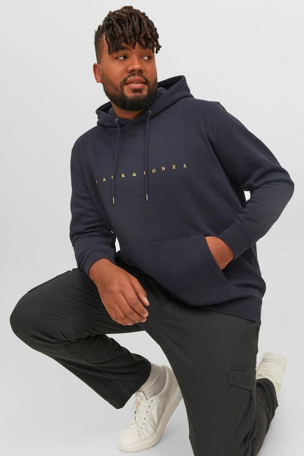 Jack & jones Capuchon sweaters Jack & Jones 12243527 STAR JJ SWEAT HOOD-DARK NAVY - Foto 2