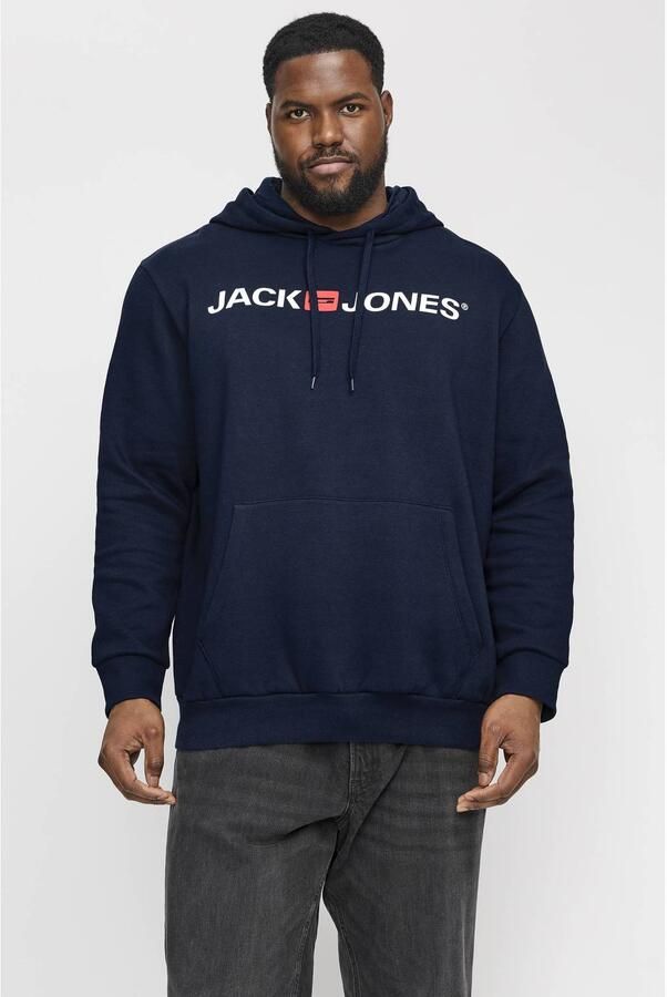 Jack & Jones PlusSize Hoodie JJECORP OLD LOGO SWEAT HOOD NOOS PLS