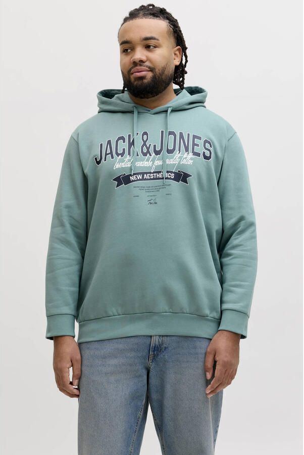 JACK & JONES PLUS SIZE hoodie Plus Size turquoise
