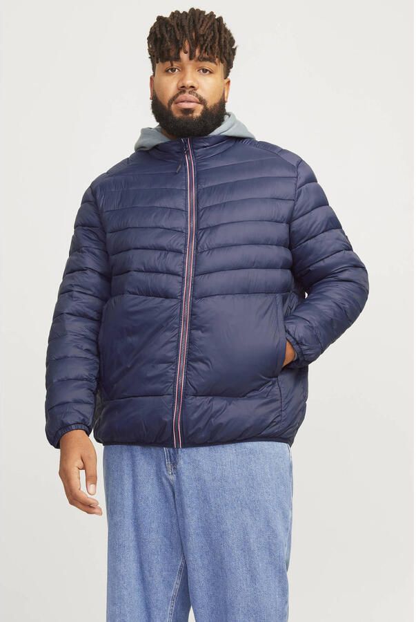 Jack & Jones PlusSize Gewatteerde jas JJESPRINT PUFFER COLLAR NOOS PLS