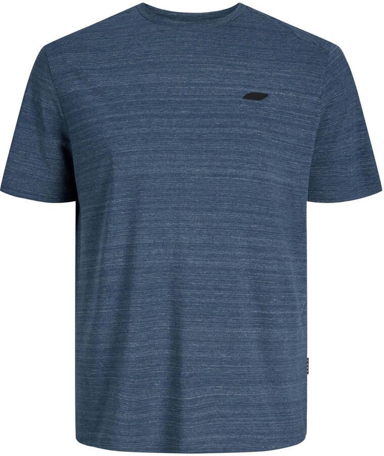 JACK & JONES PLUS SIZE jersey regular T-shirt blauw - Foto 1