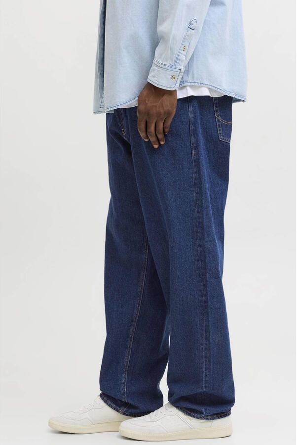 JACK & JONES PLUS SIZE JJICHRIS JJORGINAL loose fit jeans blauw - Foto 3