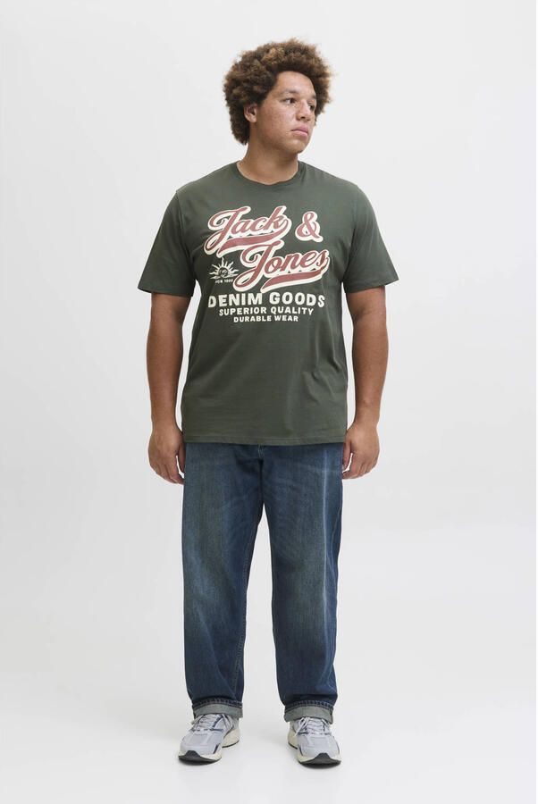 JACK & JONES PLUS SIZE JJICHRIS JJORIGINAL loose fit jeans medium blue denim Plus Size - Foto 2