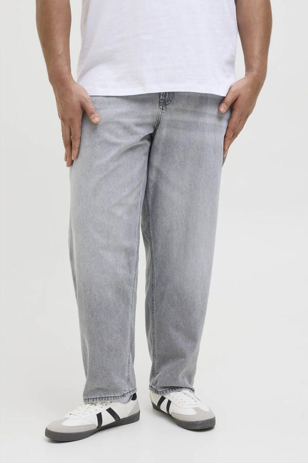 JACK & JONES PLUS SIZE JJICHRIS JJORIGNIAL regular loose fit jeans grey denim - Foto 3