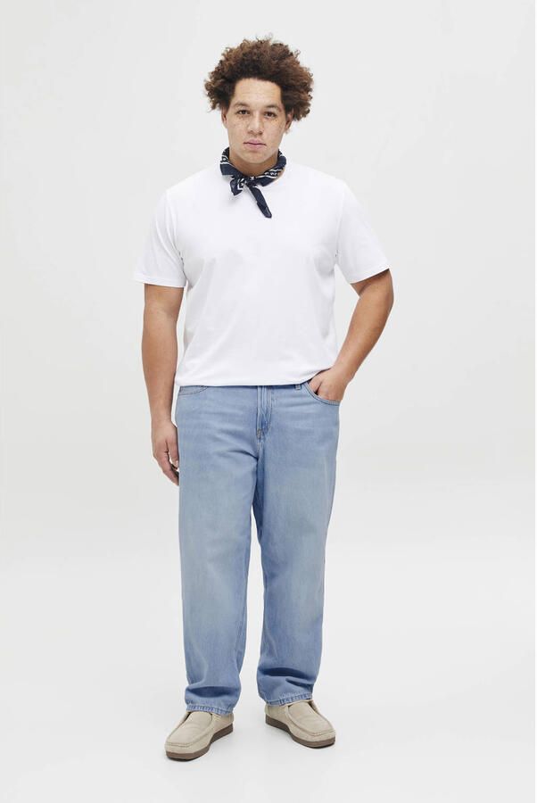 JACK & JONES PLUS SIZE JJICHRIS JJORIGNIAL relaxed loose fit jeans blue denim