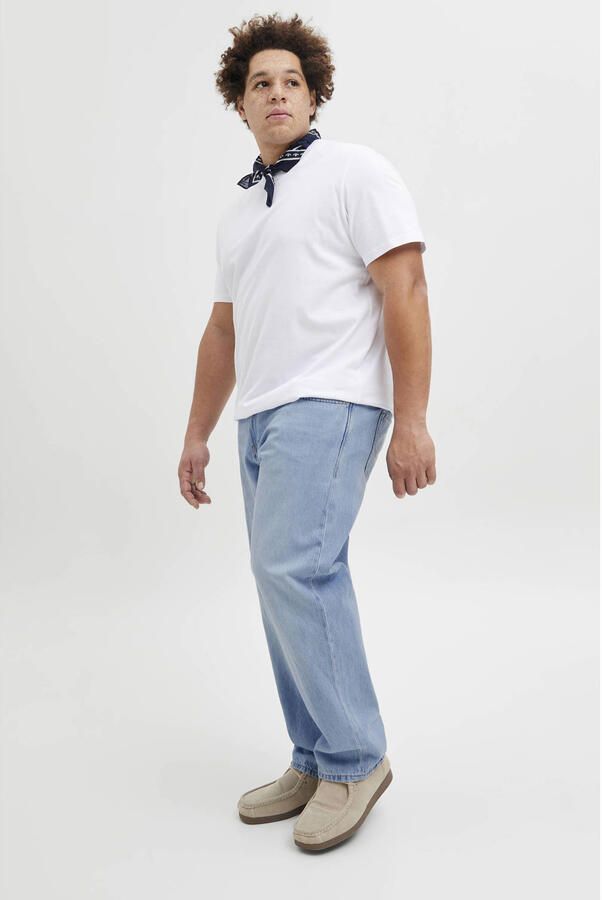JACK & JONES PLUS SIZE JJICHRIS JJORIGNIAL relaxed loose fit jeans blue denim - Foto 3