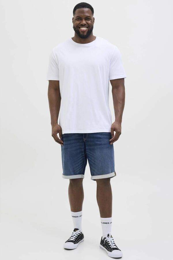 JACK & JONES PLUS SIZE JJIRICK JJICON denim regular short blue denim - Foto 3