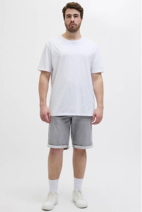 JACK & JONES PLUS SIZE JJIRICK JJICON denim regular short grey denim