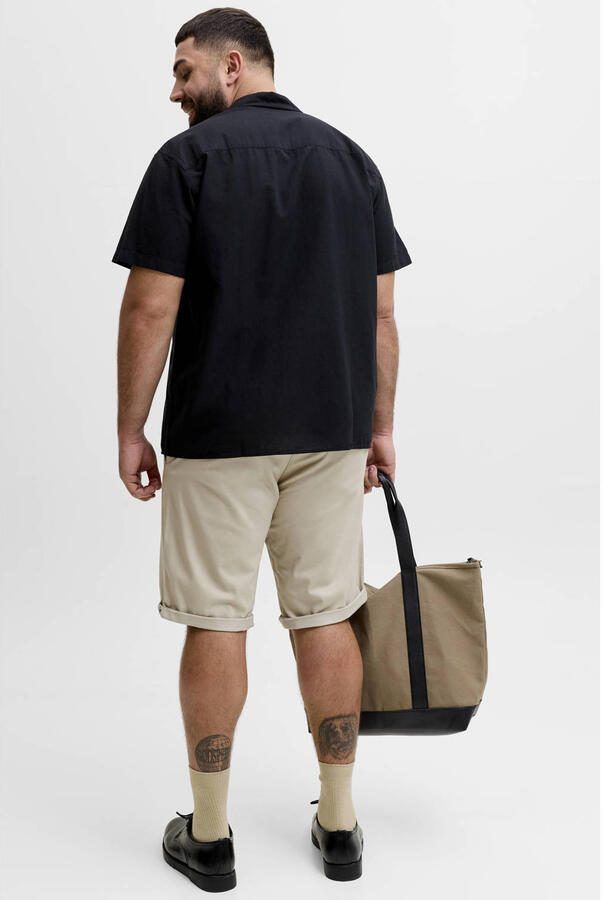 JACK & JONES PLUS SIZE JPSTBOWIE regular chino short beige - Foto 3