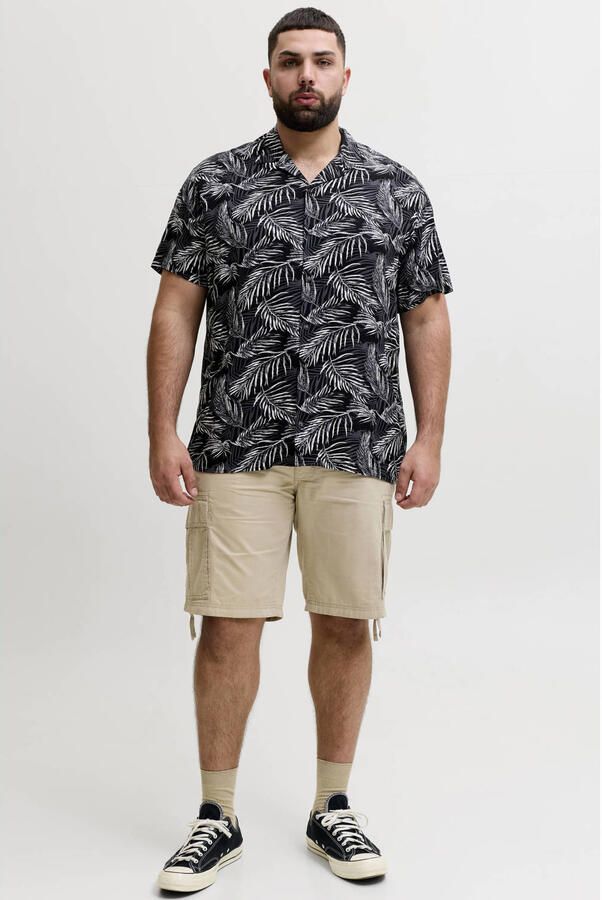 JACK & JONES PLUS SIZE JPSTCOLE relaxed cargo short beige - Foto 2