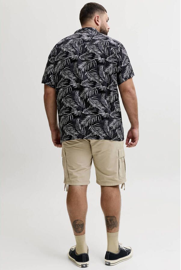 JACK & JONES PLUS SIZE JPSTCOLE relaxed cargo short beige - Foto 3