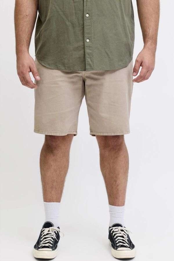 JACK & JONES PLUS SIZE JPSTTONY denim short beige