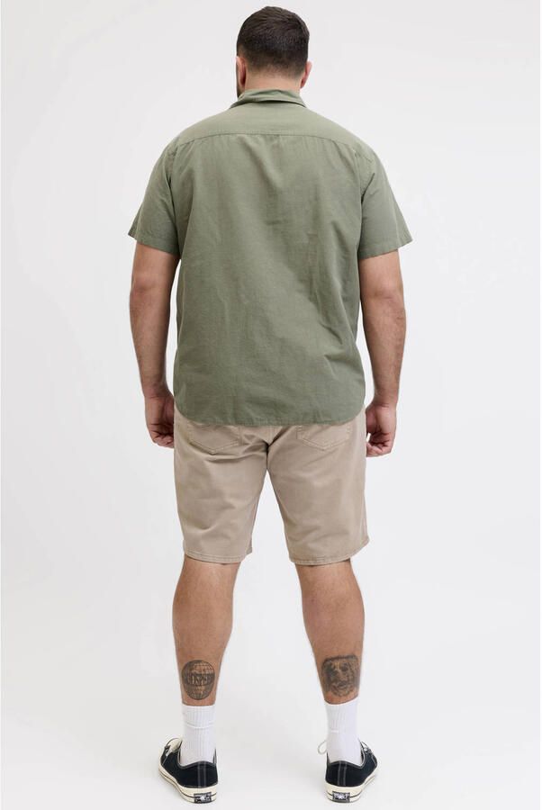 JACK & JONES PLUS SIZE JPSTTONY denim short beige - Foto 3