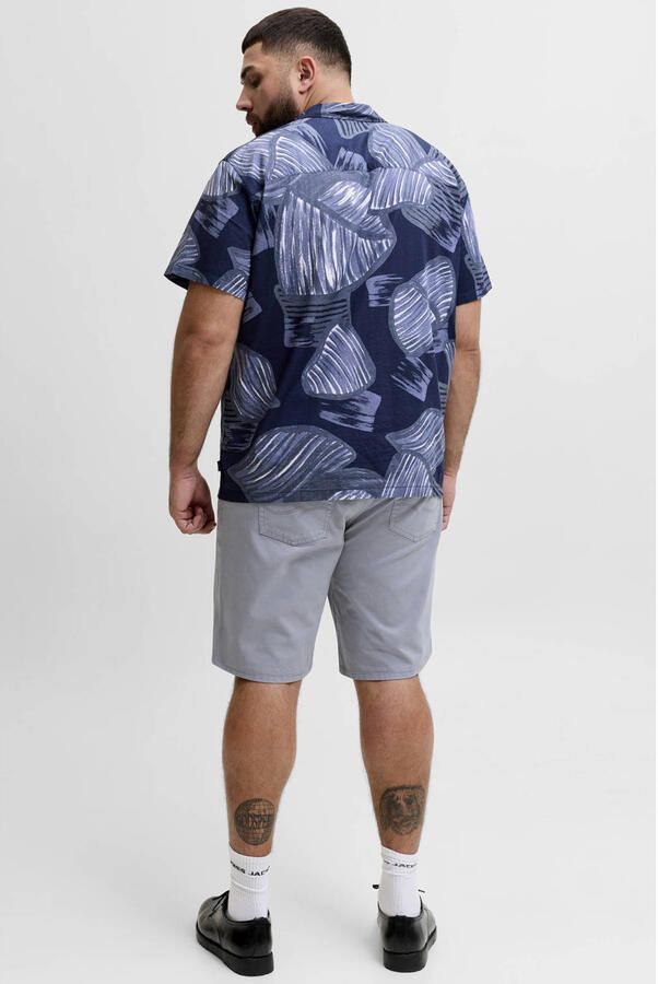 JACK & JONES PLUS SIZE JPSTTONY denim short grijsblauw - Foto 3
