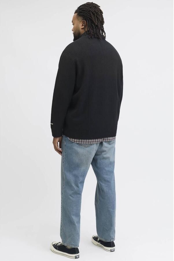 Jack & Jones PlusSize Schipperstrui JORNORREBRO KNIT HALF ZIP PLS - Foto 2