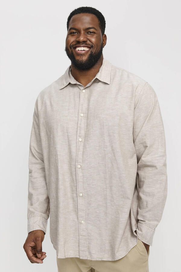 Jack & Jones PlusSize Overhemd met lange mouwen JJEBREEZE SHIRT LS SN PLS - Foto 2