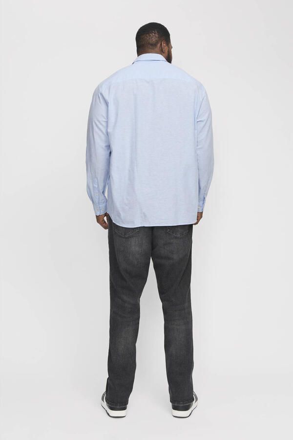 Jack & Jones PlusSize Overhemd met lange mouwen JJEBREEZE SHIRT LS SN PLS