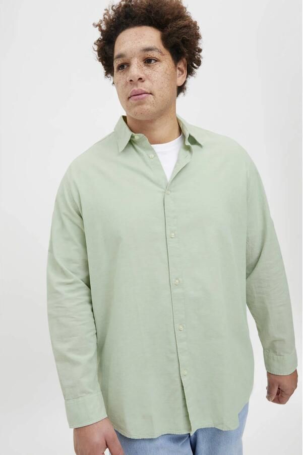 Jack & Jones PlusSize Overhemd met lange mouwen JJEBREEZE SHIRT LS SN PLS - Foto 3