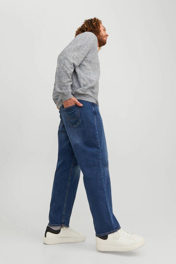 JACK & JONES PLUS SIZE loose fit jeans JJIMIKE JJORIGINAL Plus Size blue denim