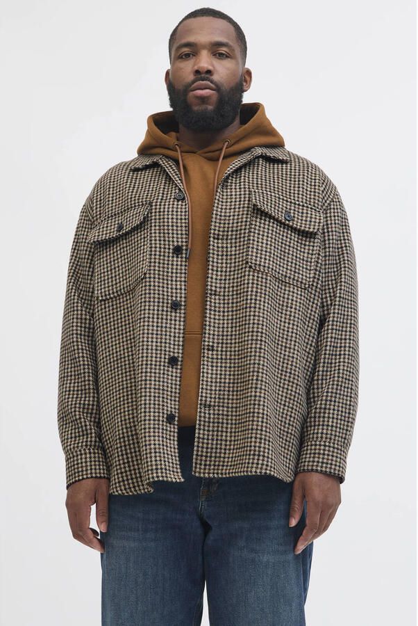 Jack & Jones PlusSize Overhemd met lange mouwen JJEBRADLEY OLLIE OVERSHIRT LS NOOS PLS - Foto 2