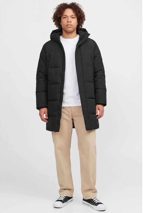 JACK & JONES PLUS SIZE pufferjas zwart - Foto 2