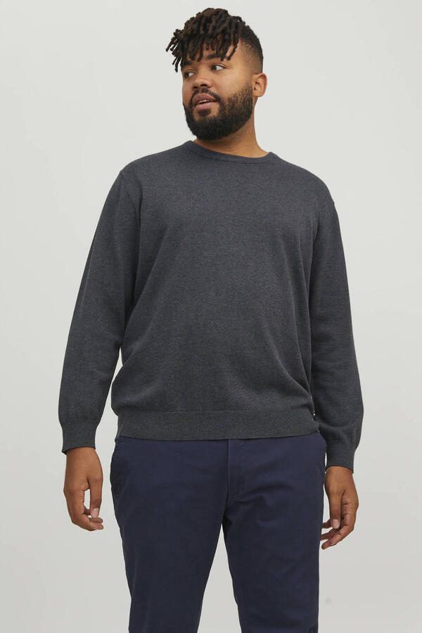 Jack & Jones PlusSize Gebreide trui JJEBASIC KNIT CREW NECK NOOS PLS - Foto 2