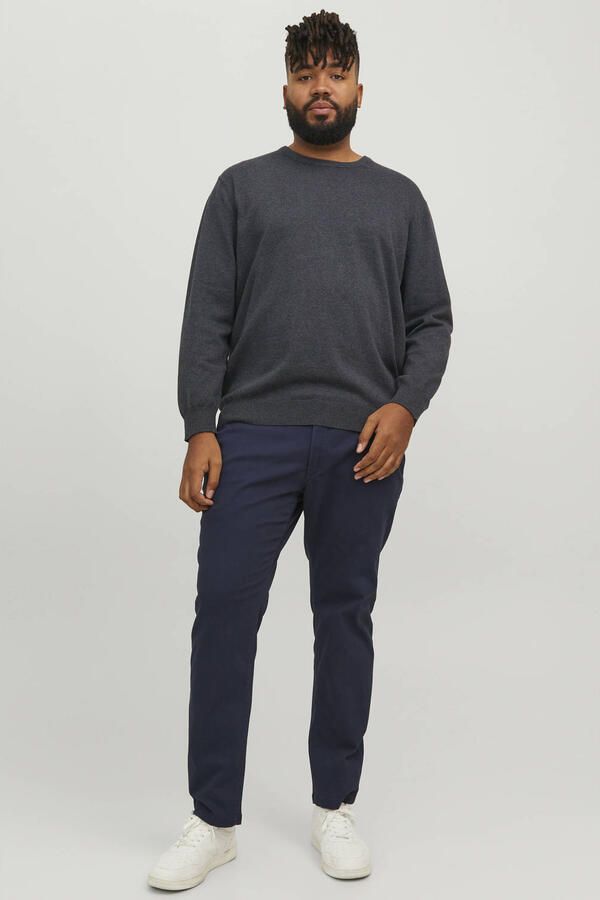 Jack & Jones PlusSize Gebreide trui JJEBASIC KNIT CREW NECK NOOS PLS