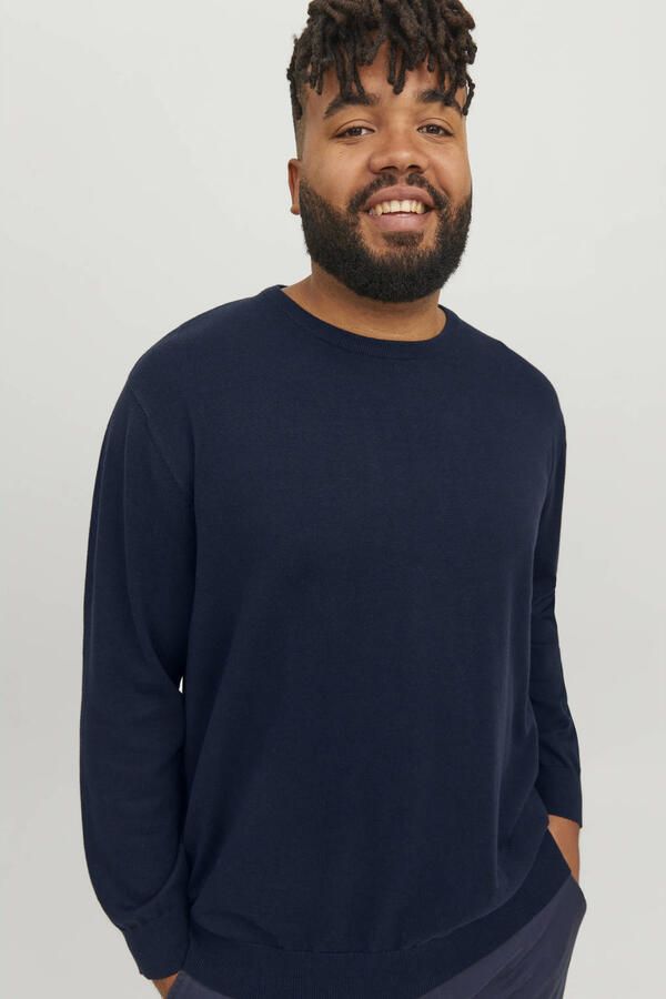 Jack & Jones PlusSize Gebreide trui JJEBASIC KNIT CREW NECK NOOS PLS