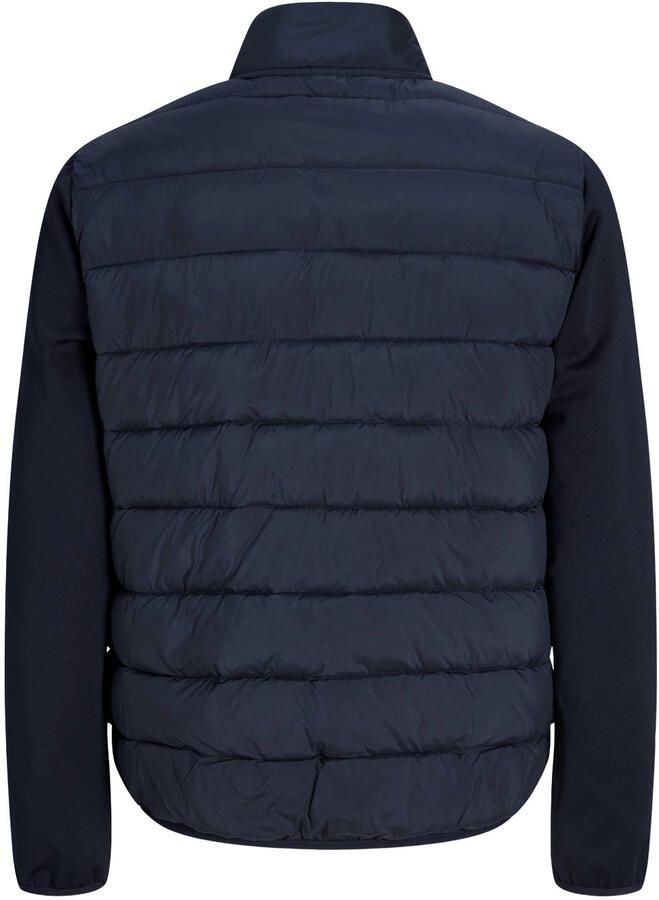 JACK & JONES PLUS SIZE quilted gewatteerde jas donkerblauw - Foto 3