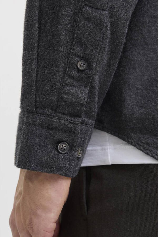 Jack & Jones PlusSize Overhemd met lange mouwen JJECLASSIC MELANGE SHIRT L S SN PLS