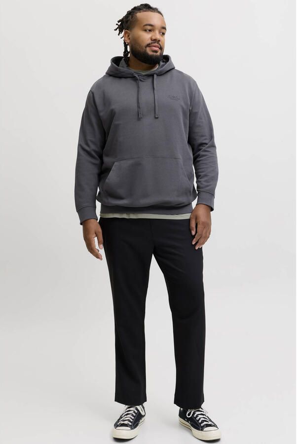 JACK & JONES PLUS SIZE regular fit hoodie asfalt - Foto 3