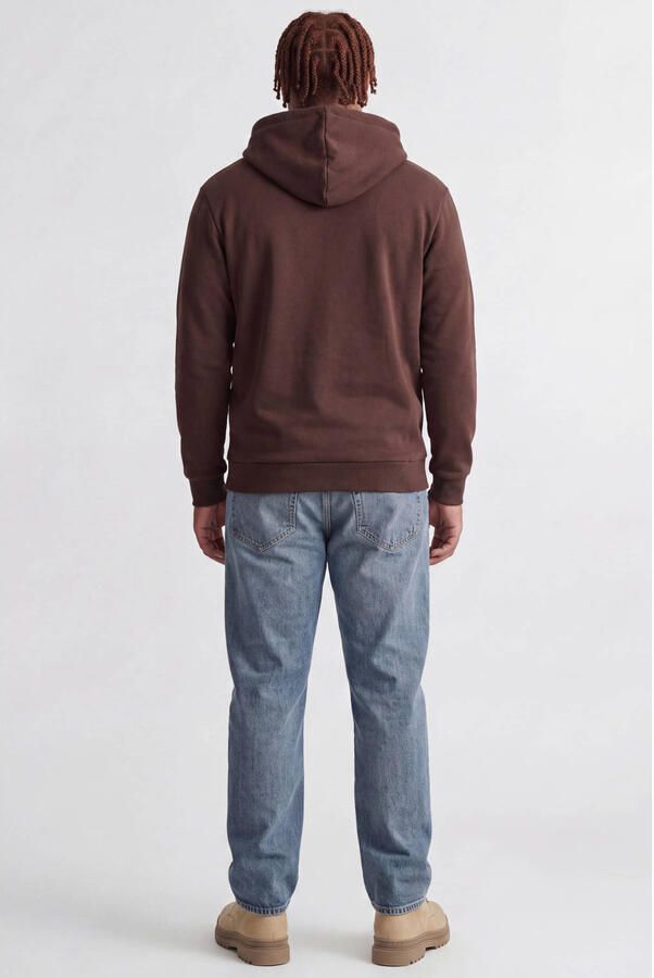 JACK & JONES PLUS SIZE regular fit hoodie bitter chocolate - Foto 3