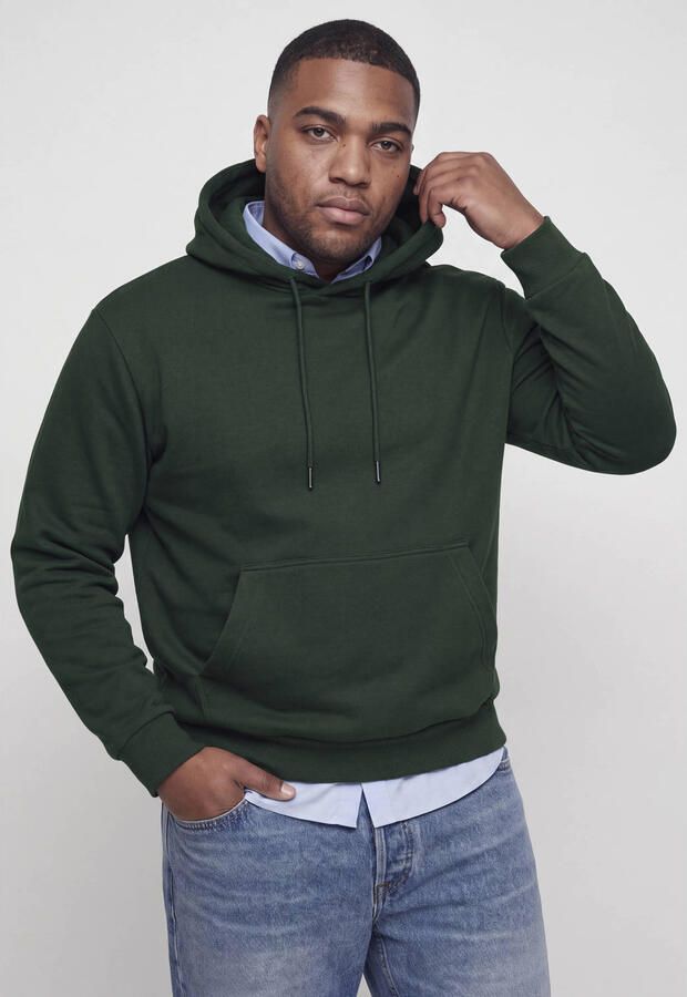JACK & JONES PLUS SIZE regular fit hoodie scarab - Foto 2