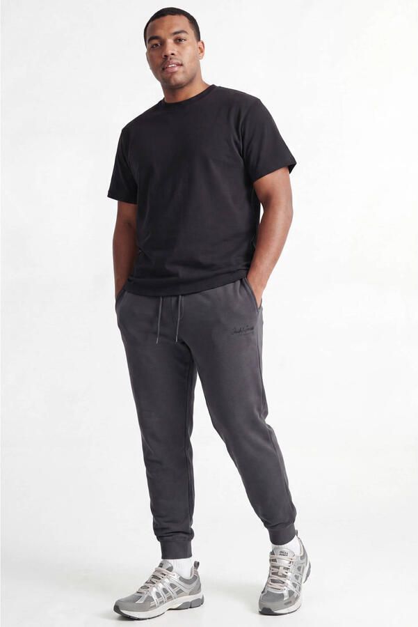 JACK & JONES PLUS SIZE regular fit joggingbroek asfalt - Foto 3