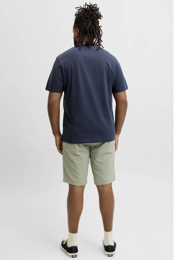 JACK & JONES PLUS SIZE regular fit T-shirt met print donkerblauw - Foto 2