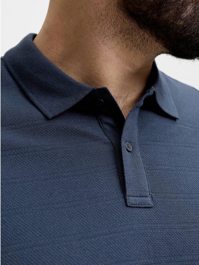JACK & JONES PLUS SIZE regular polo blauw - Foto 2