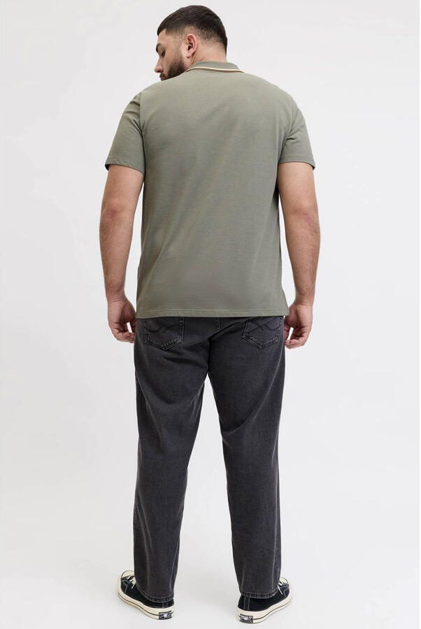 JACK & JONES PLUS SIZE regular polo groen - Foto 2