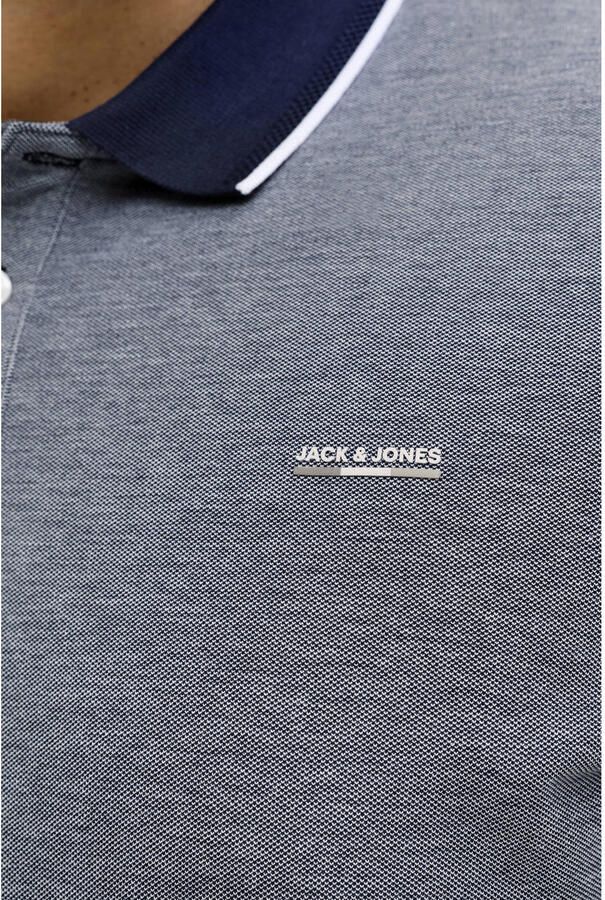 JACK & JONES PLUS SIZE regular polo Plus Size donkerblauw - Foto 2
