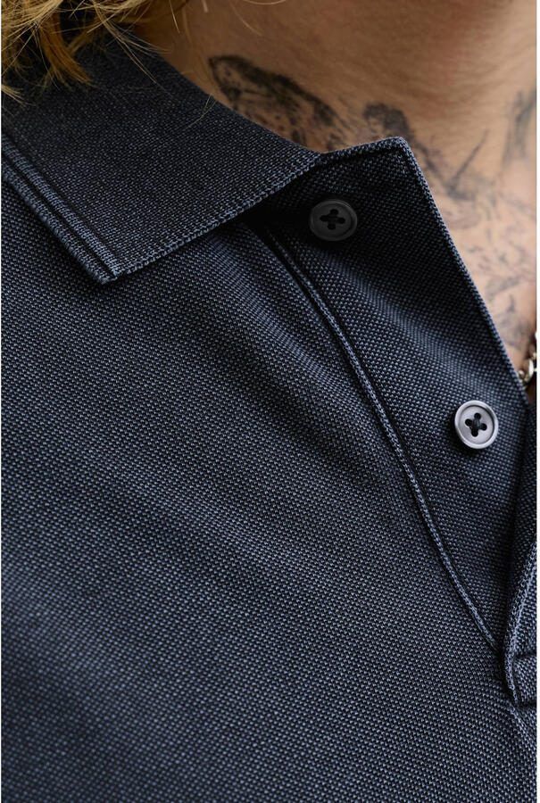 JACK & JONES PLUS SIZE regular polo Plus Size donkerblauw - Foto 2