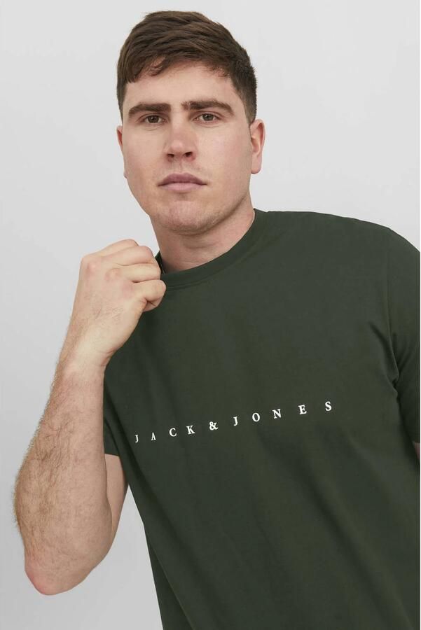 Jack & Jones PlusSize Shirt met ronde hals JJESTAR JJ TEE SS NOOS PLS - Foto 2