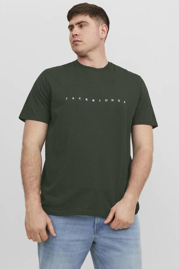Jack & Jones PlusSize Shirt met ronde hals JJESTAR JJ TEE SS NOOS PLS