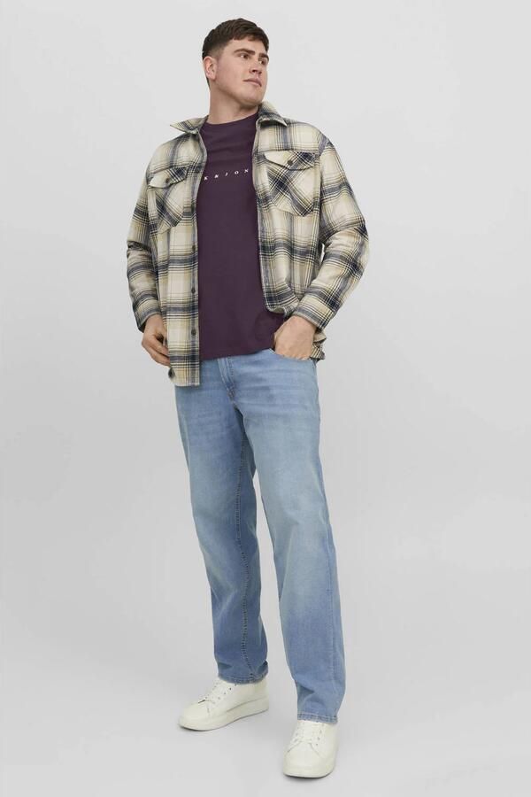 Jack & Jones PlusSize Shirt met ronde hals JJESTAR JJ TEE SS NOOS PLS